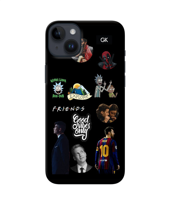 Positive Characters iPhone 14 Plus Back Cover