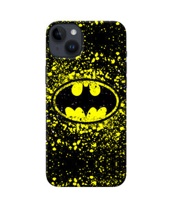 Batman last knight print yellow iPhone 14 Plus Back Cover