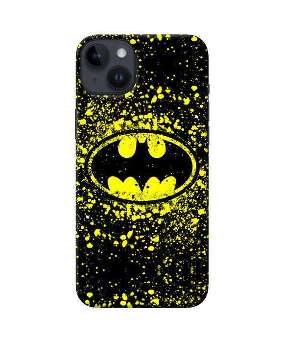 Batman last knight print yellow iPhone 14 Plus Back Cover