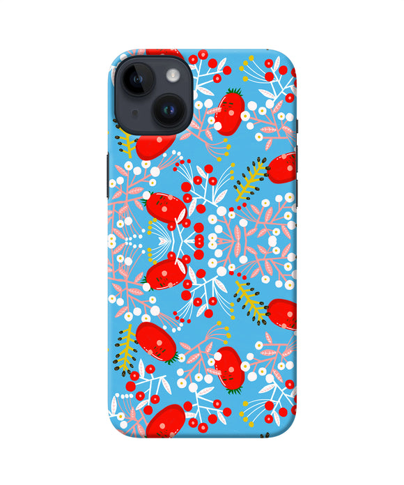 Small red animation pattern iPhone 14 Plus Back Cover