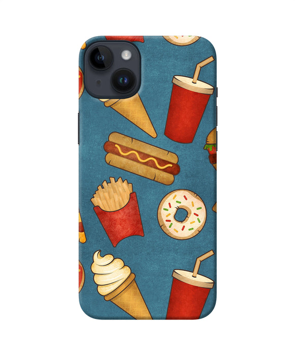 Abstract food print iPhone 14 Plus Back Cover