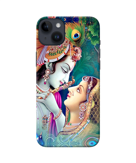 Lord radha krishna paint iPhone 14 Plus Back Cover