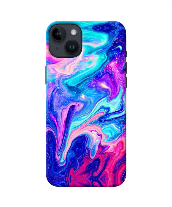 Abstract colorful water iPhone 14 Plus Back Cover