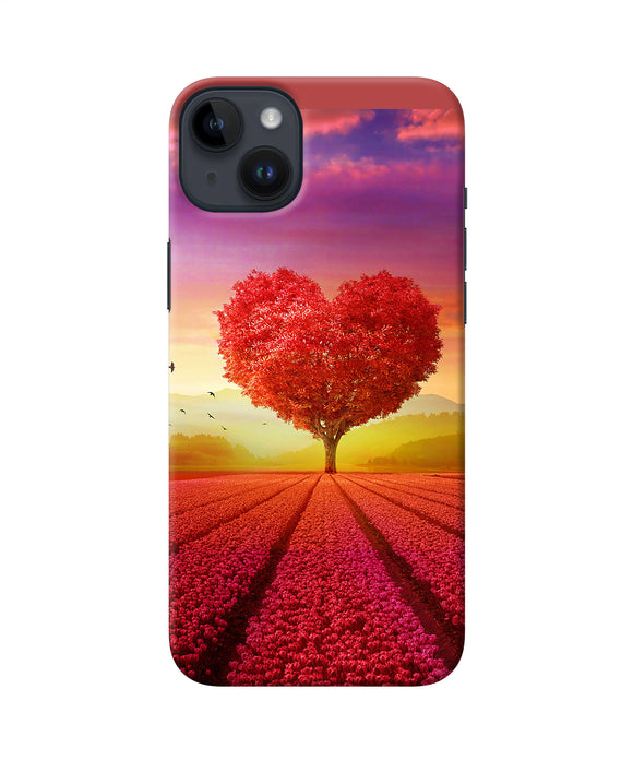 Natural heart tree iPhone 14 Plus Back Cover