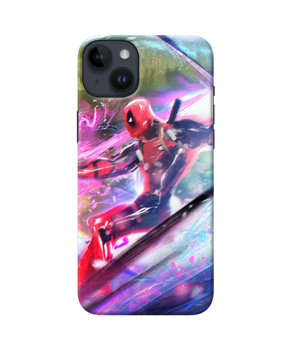 Deadpool super hero iPhone 14 Plus Back Cover