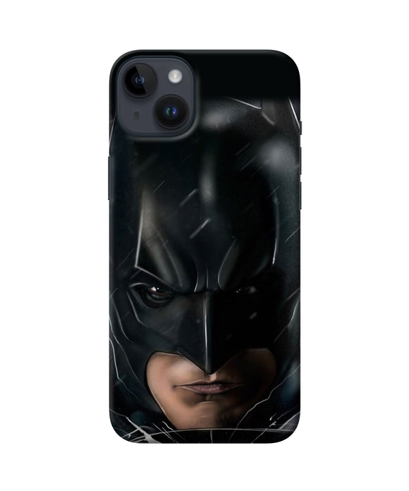 Batman black mask iPhone 14 Plus Back Cover
