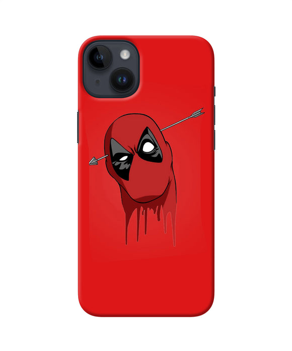 Funny deadpool iPhone 14 Plus Back Cover