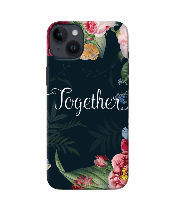 Together flower iPhone 14 Plus Back Cover