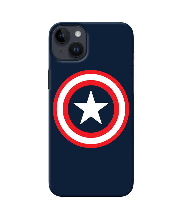 Captain america logo iPhone 14 Plus Back Cover