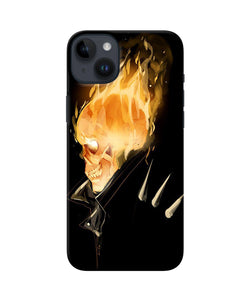 Burning ghost rider iPhone 14 Plus Back Cover