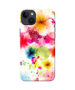 Flowers print iPhone 14 Plus Back Cover