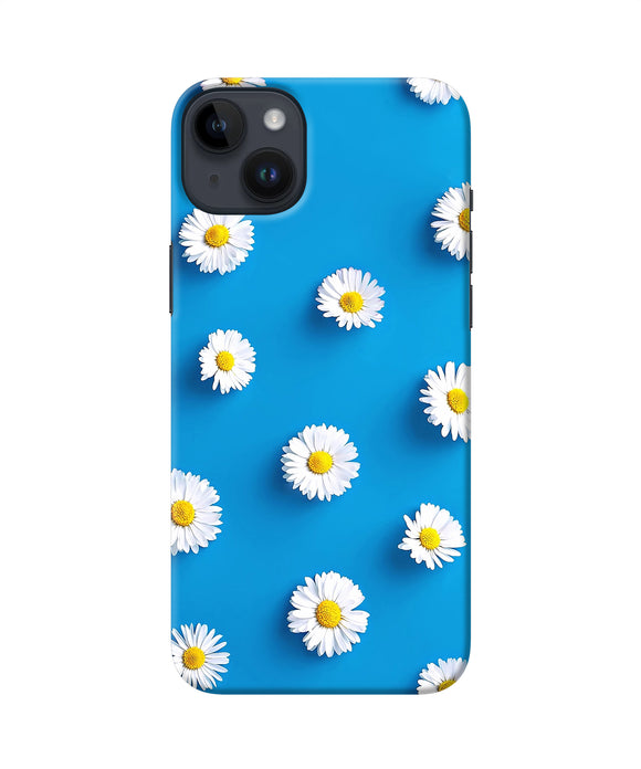 White flowers iPhone 14 Plus Back Cover