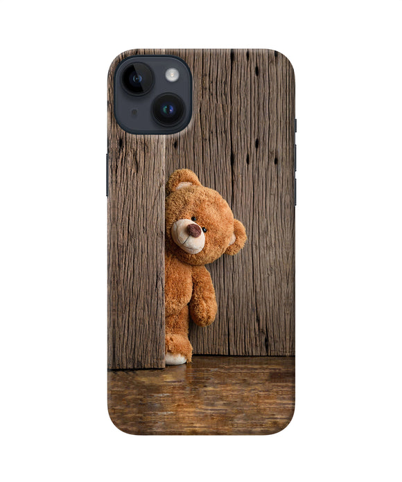 Teddy wooden iPhone 14 Plus Back Cover