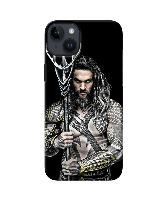 Aquaman trident black iPhone 14 Plus Back Cover