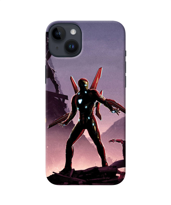 Ironman on planet iPhone 14 Plus Back Cover