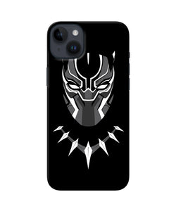 Black penthon cartoon iPhone 14 Plus Back Cover