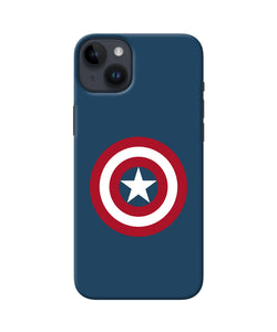 Captain america logo iPhone 14 Plus Back Cover