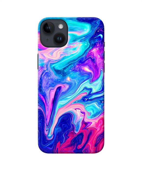 Abstract colorful water iPhone 14 Plus Back Cover