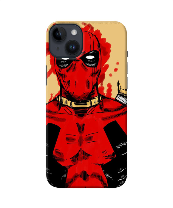 Blooded deadpool iPhone 14 Plus Back Cover