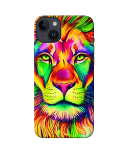 Lion color poster iPhone 14 Plus Back Cover