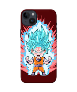 Goku little character iPhone 14 Plus Back Cover