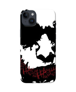 Black and white joker rugh sketch iPhone 14 Plus Back Cover