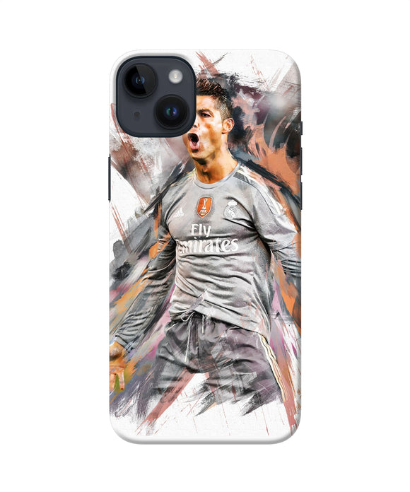 Ronaldo poster iPhone 14 Plus Back Cover