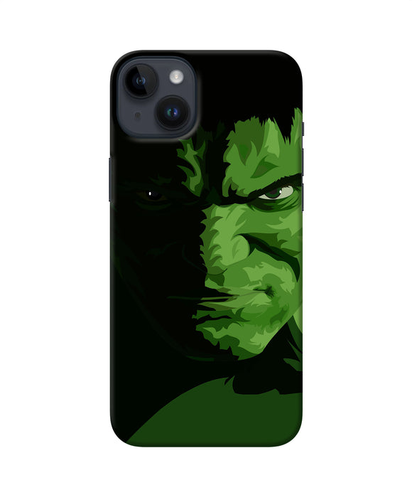 Hulk green painting iPhone 14 Plus Back Cover