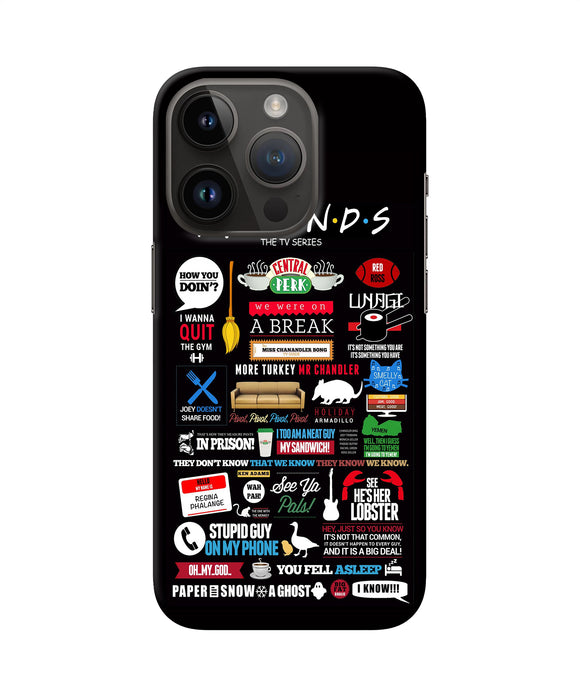 FRIENDS iPhone 14 Pro Back Cover