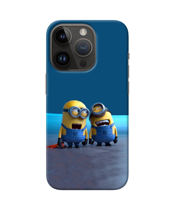 Minion Laughing iPhone 14 Pro Back Cover