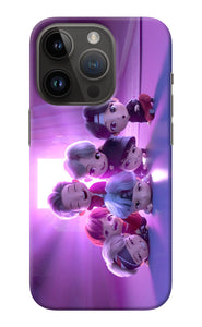 BTS Chibi iPhone 14 Pro Back Cover