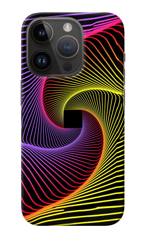 Colorful Strings iPhone 14 Pro Back Cover