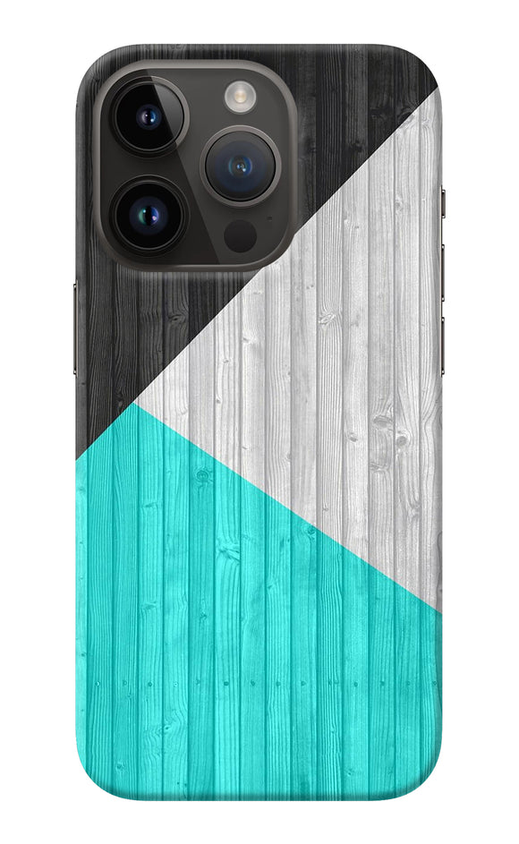 Wooden Abstract iPhone 14 Pro Back Cover