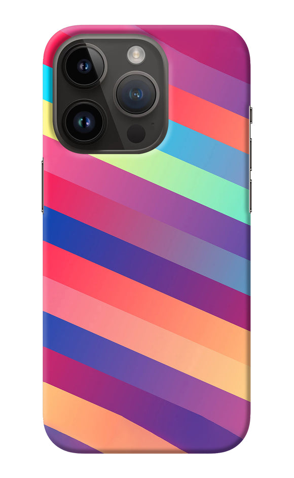 Stripes color iPhone 14 Pro Back Cover