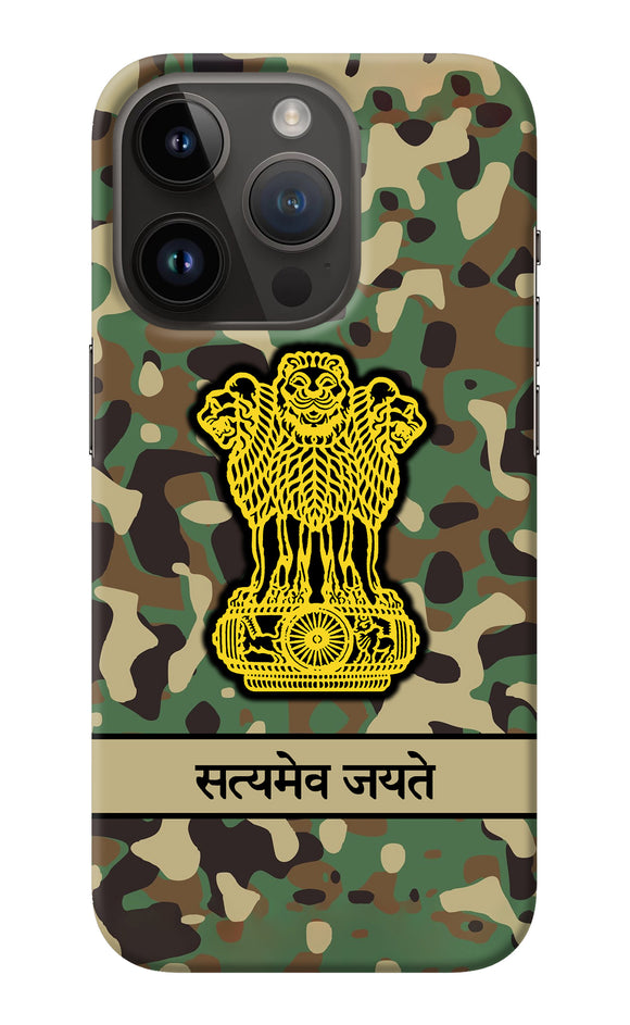 Satyamev Jayate Army iPhone 14 Pro Back Cover