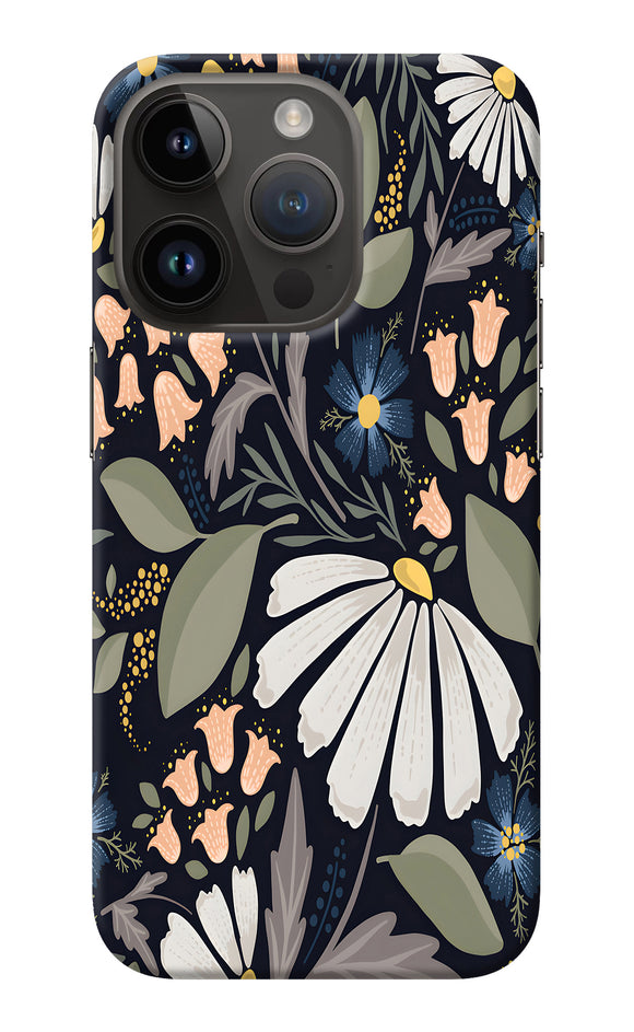 Flowers Art iPhone 14 Pro Back Cover