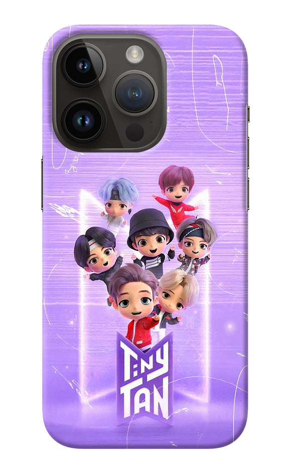 BTS Tiny Tan iPhone 14 Pro Back Cover