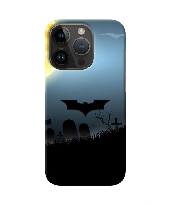 Batman Scary cemetry iPhone 14 Pro Real 4D Back Cover