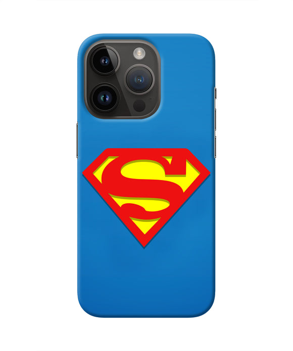 Superman Blue iPhone 14 Pro Real 4D Back Cover