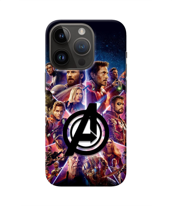 Avengers Superheroes iPhone 14 Pro Real 4D Back Cover