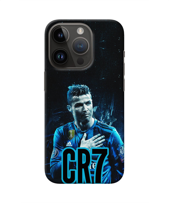 Christiano Ronaldo iPhone 14 Pro Real 4D Back Cover