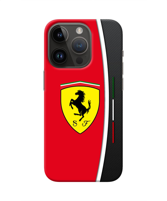 Ferrari Abstract iPhone 14 Pro Real 4D Back Cover