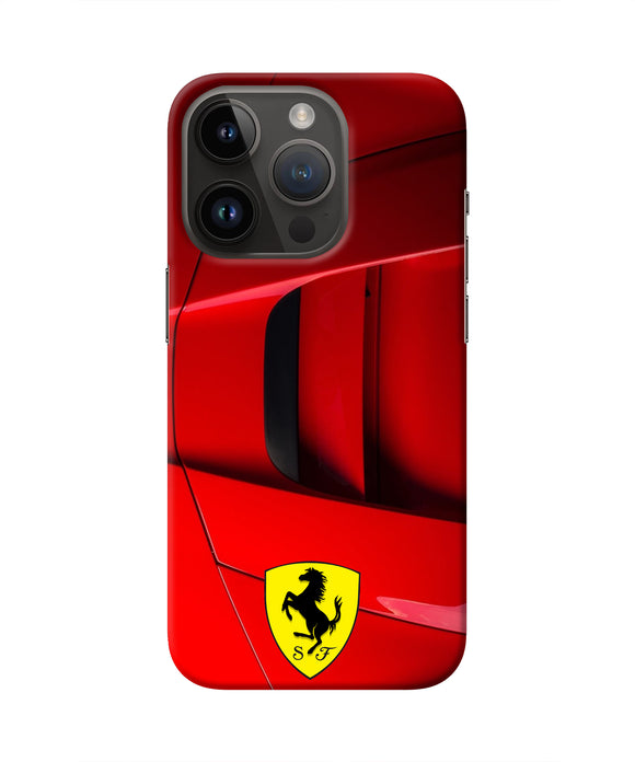 Ferrari Car iPhone 14 Pro Real 4D Back Cover