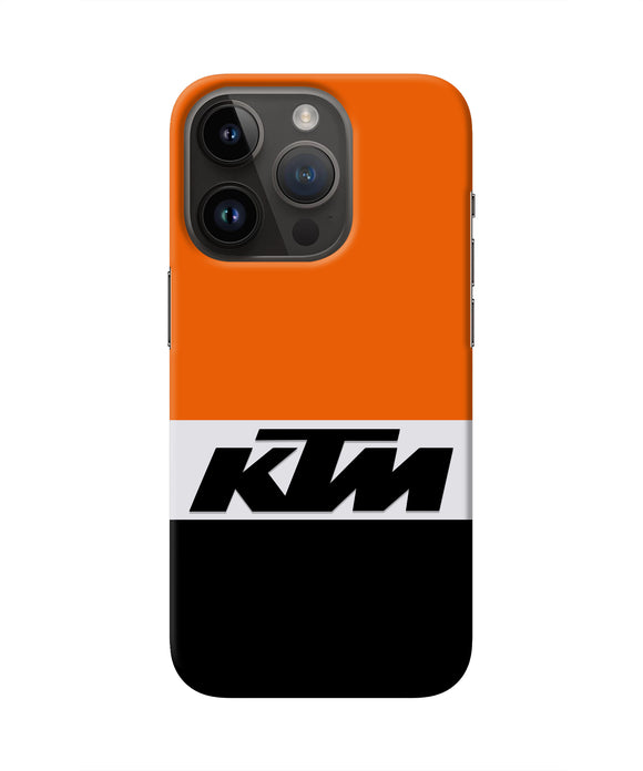 KTM Colorblock iPhone 14 Pro Real 4D Back Cover