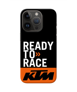 KTM Ready To Race iPhone 14 Pro Real 4D Back Cover