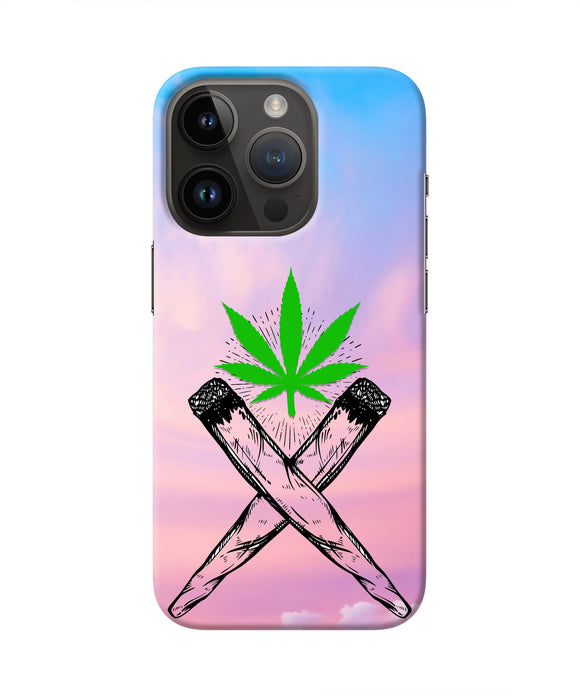 Weed Dreamy iPhone 14 Pro Real 4D Back Cover