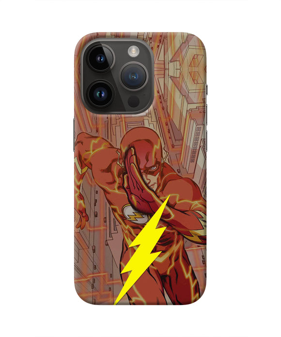 Flash Running iPhone 14 Pro Real 4D Back Cover