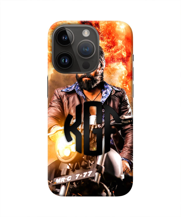 Rocky Bhai on Bike iPhone 14 Pro Real 4D Back Cover