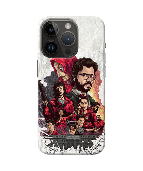 Money Heist Poster iPhone 14 Pro Back Cover