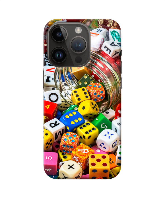 Colorful Dice iPhone 14 Pro Back Cover